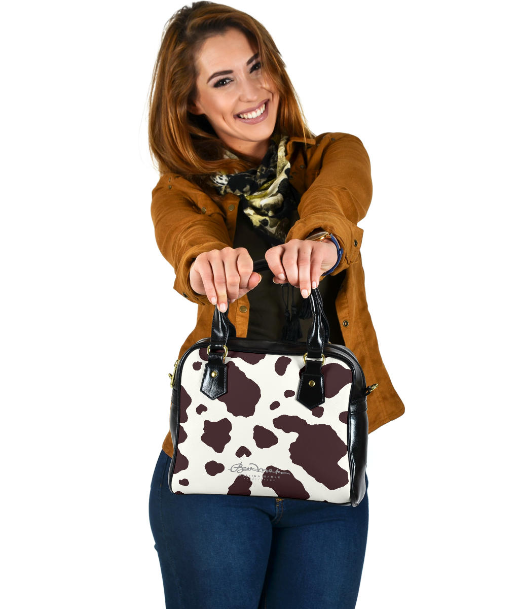 BW Pony Skin Hand Bag w Shoulder Strap