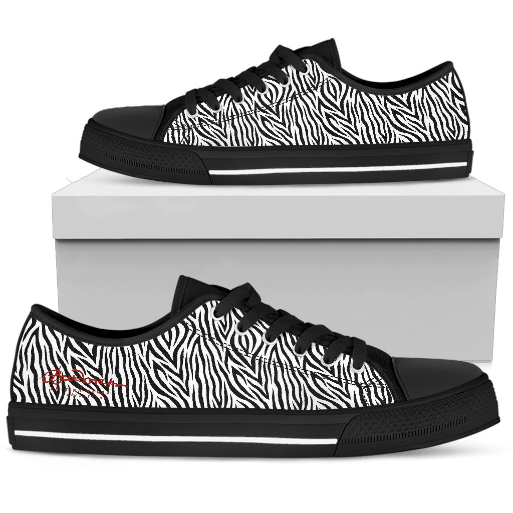 Zebra Low Top Sneakers