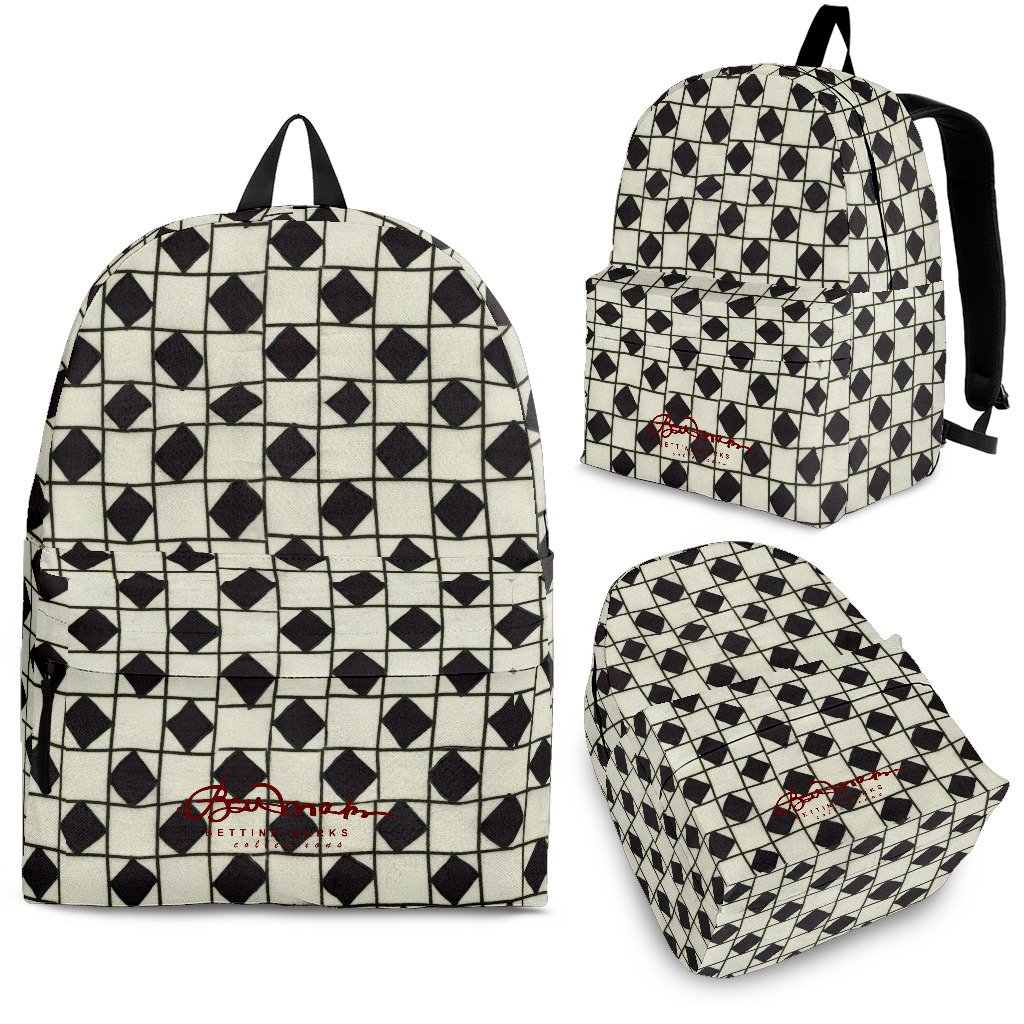 B&W Checkerboard Back Pack
