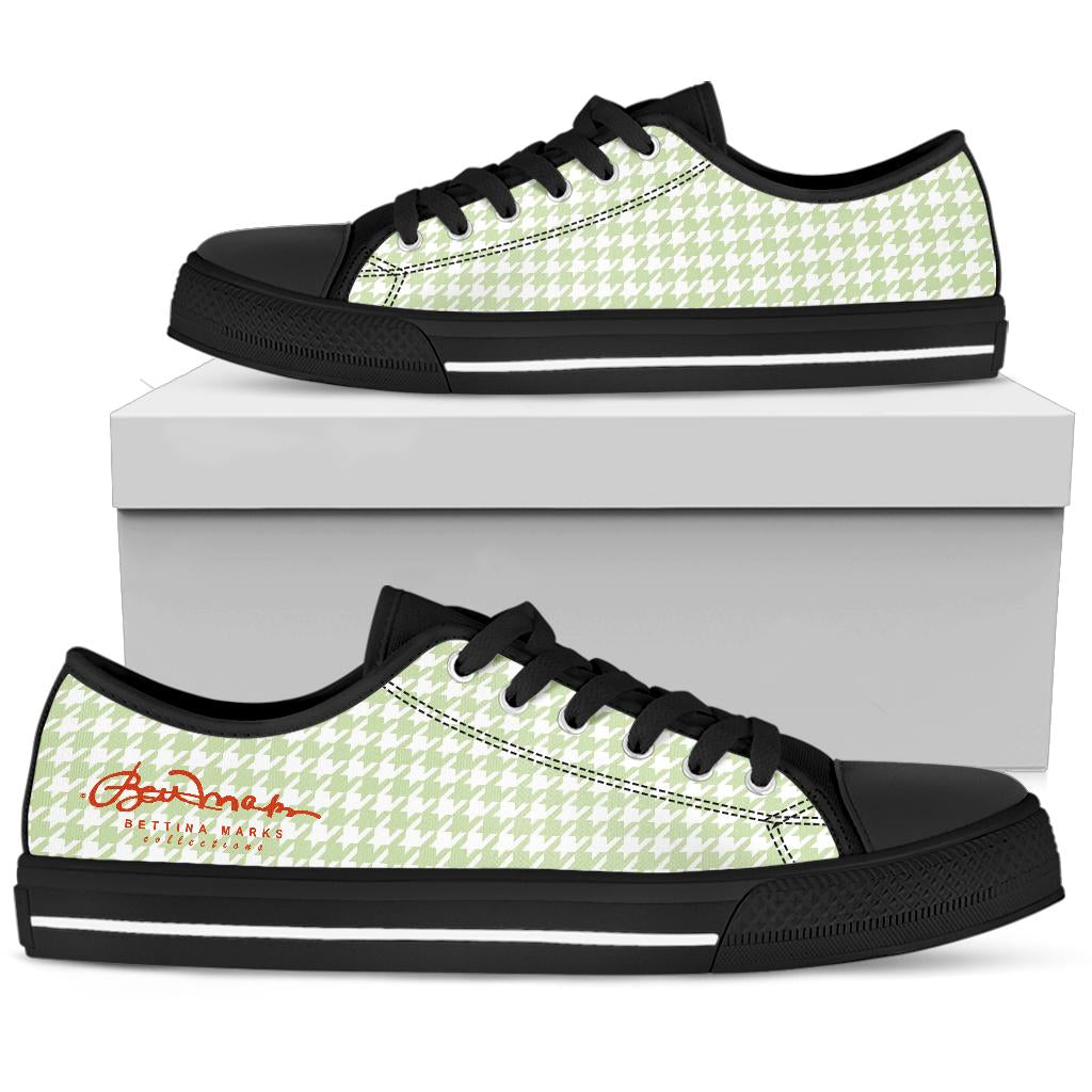 Butterfly Houndstooth Low Top Sneakers