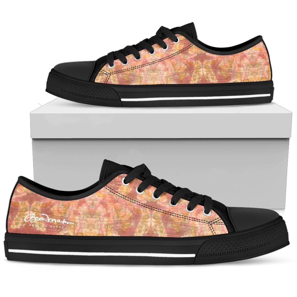 Watercolor Smudge Low Top Sneakers
