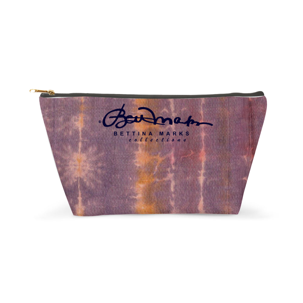 Purple Sunset Tie Dye Accessory Pouch T-Bottom