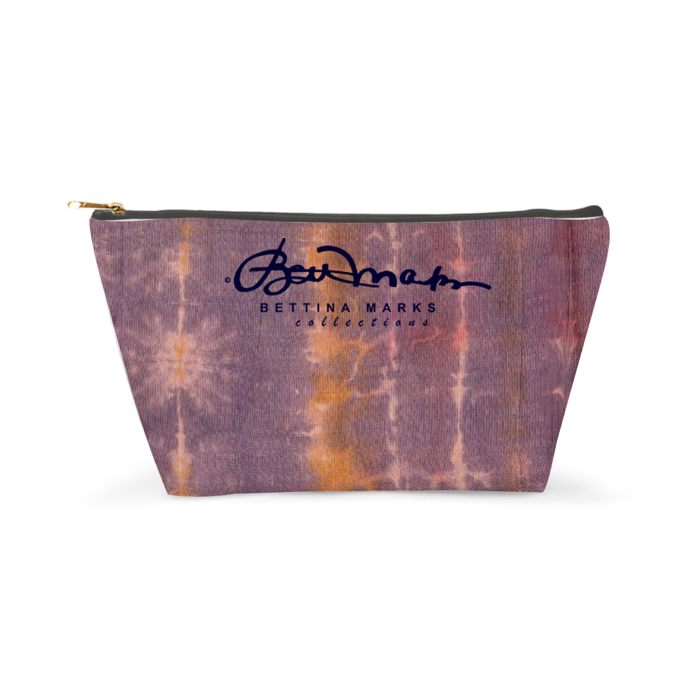 Purple Sunset Tie Dye Accessory Pouch T-Bottom