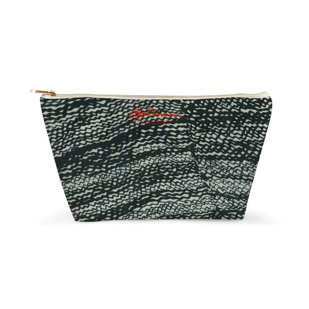 Tire Scribbles Design -- Accessory Pouch T-Bottom