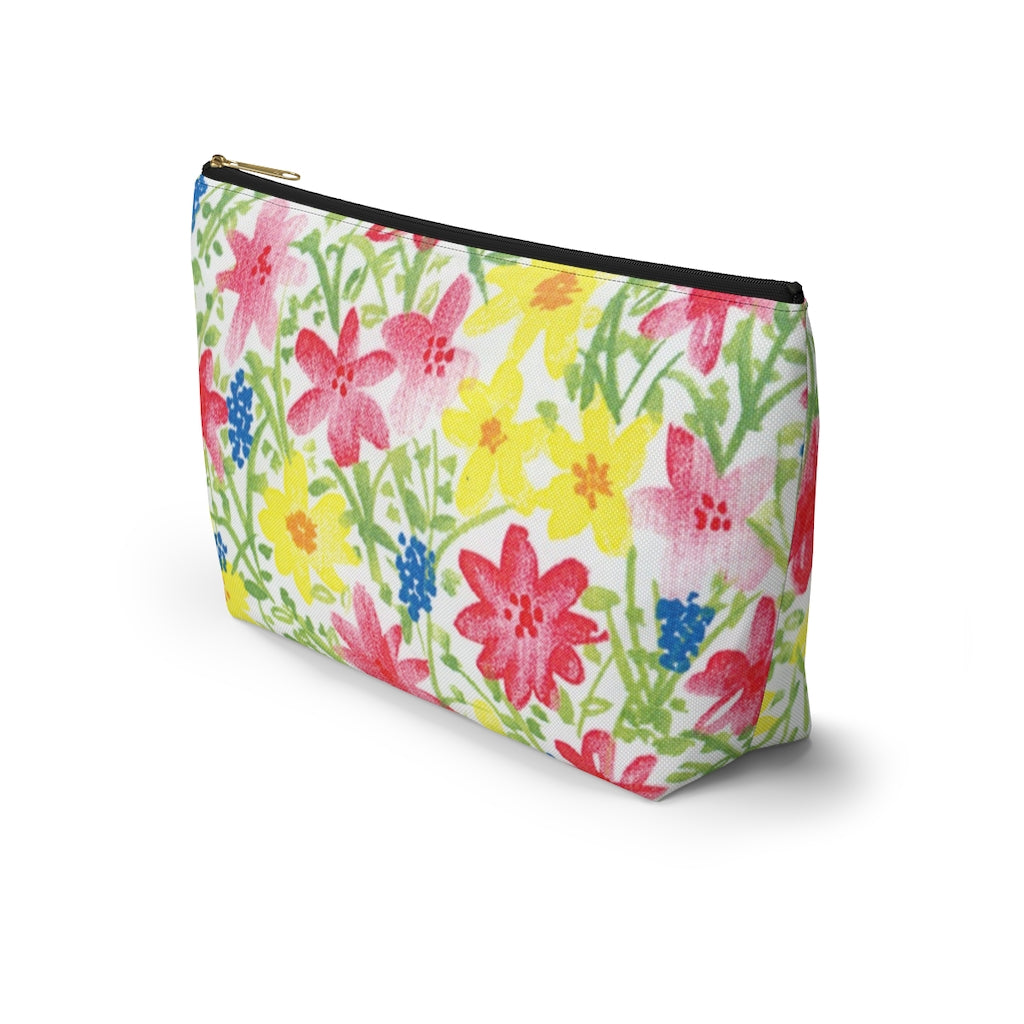 Wildflower Accessory Pouch w T-bottom