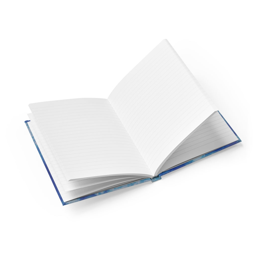 Blue Tie Dye Journal