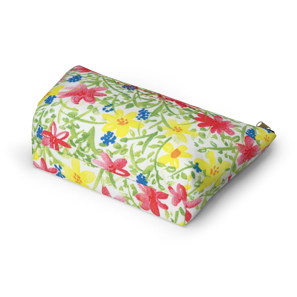 Wildflower Accessory Pouch w T-bottom