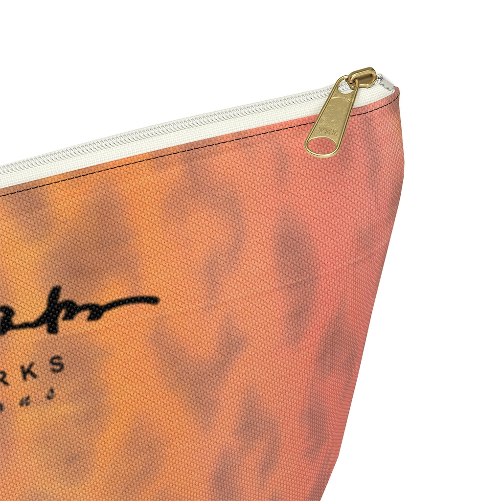 Ombre Leopard Accessory Pouch w T-bottom