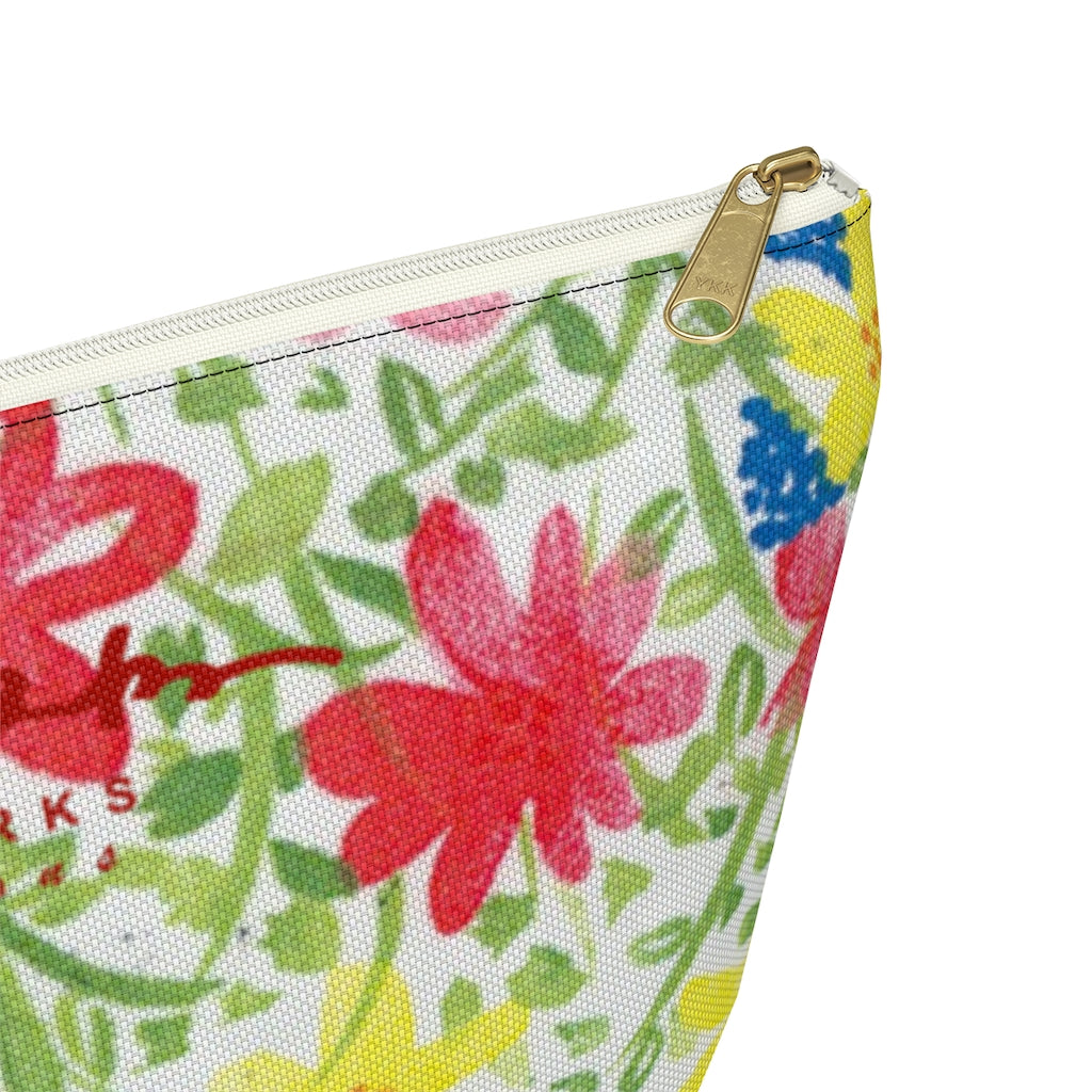 Wildflower Accessory Pouch w T-bottom