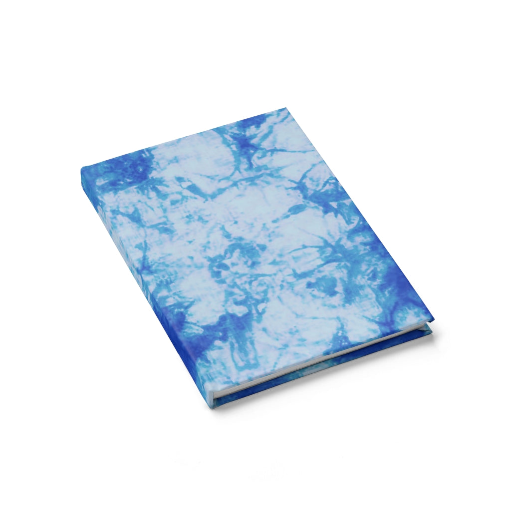 Blue Tie Dye Journal