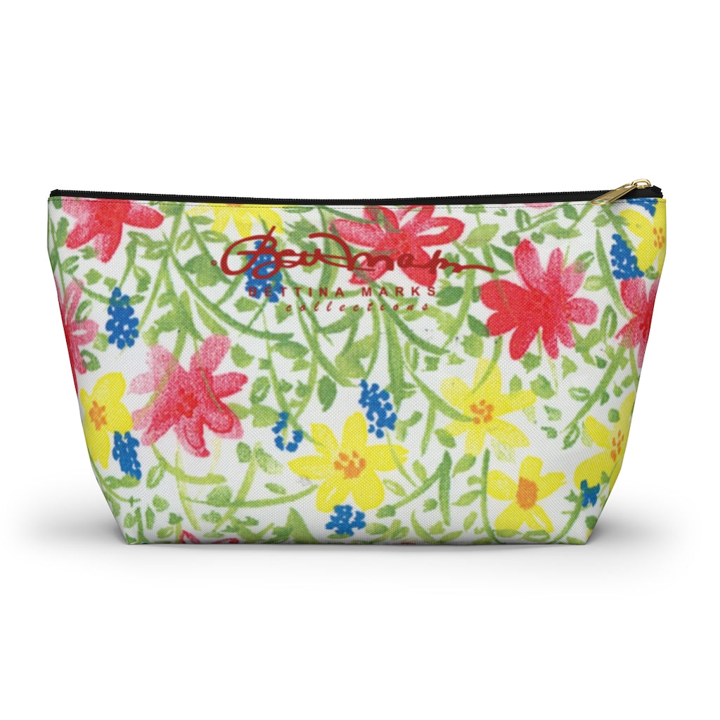 Wildflower Accessory Pouch w T-bottom