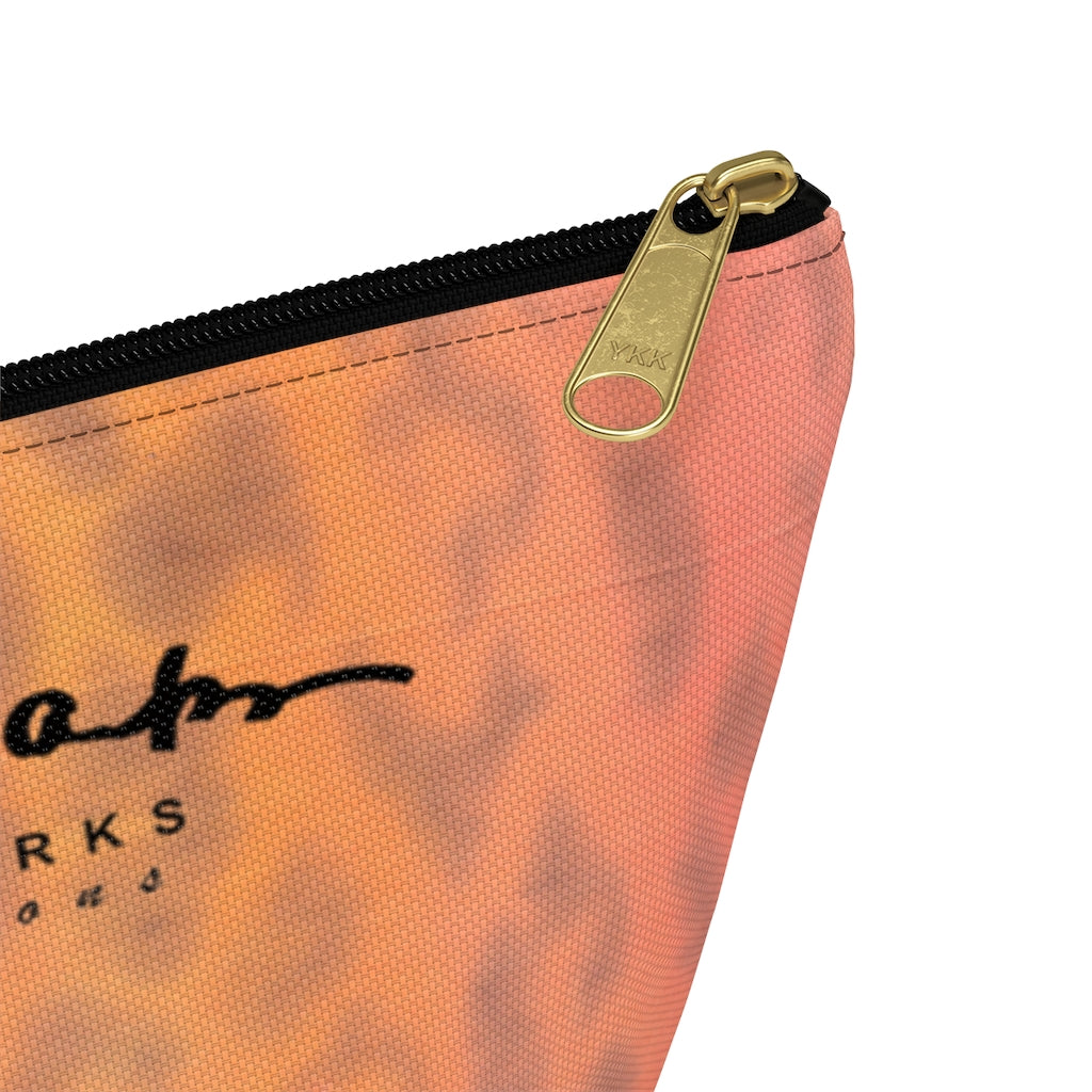 Ombre Leopard Accessory Pouch w T-bottom