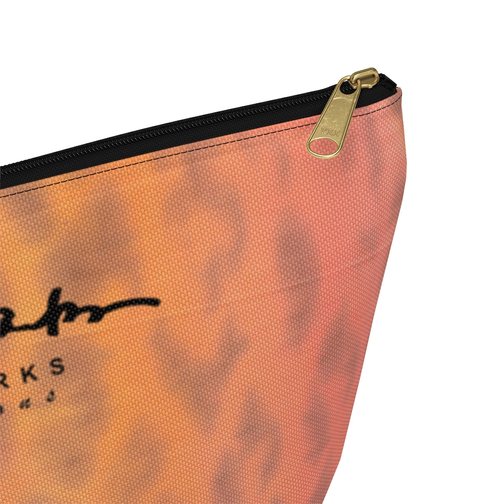 Ombre Leopard Accessory Pouch w T-bottom