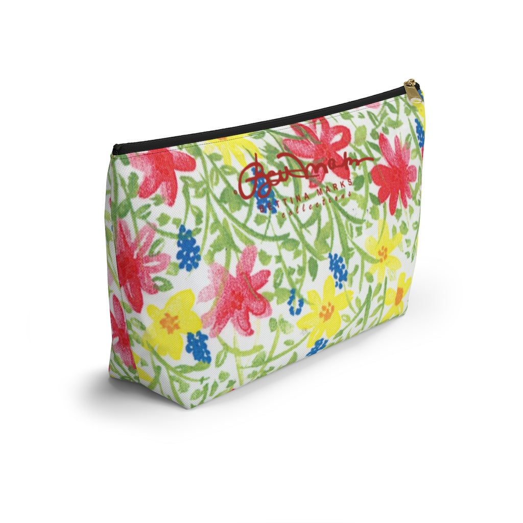 Wildflower Accessory Pouch w T-bottom