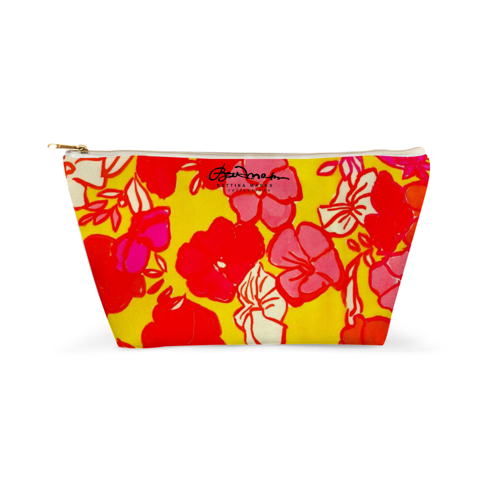 Sixties Floral Accessory Pouch T-Bottom