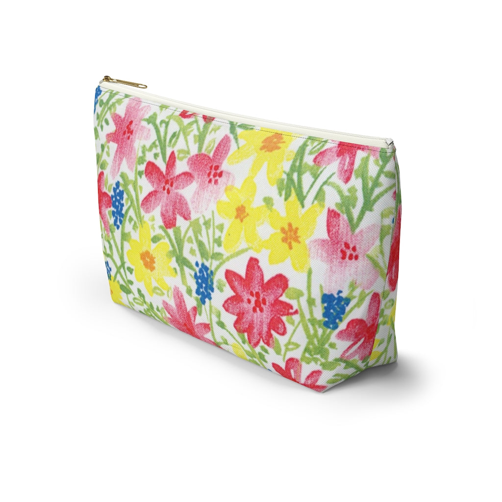 Wildflower Accessory Pouch w T-bottom