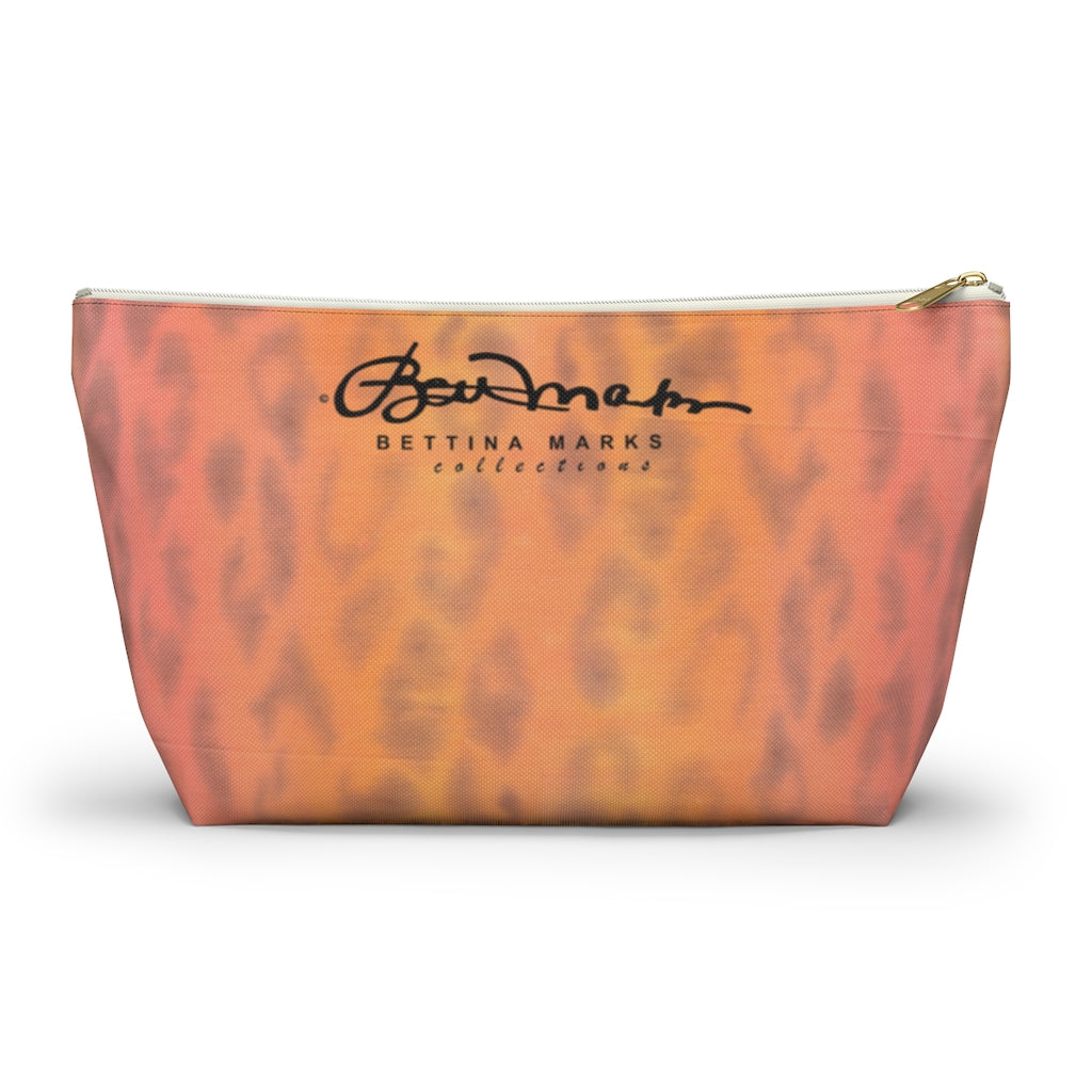 Ombre Leopard Accessory Pouch w T-bottom