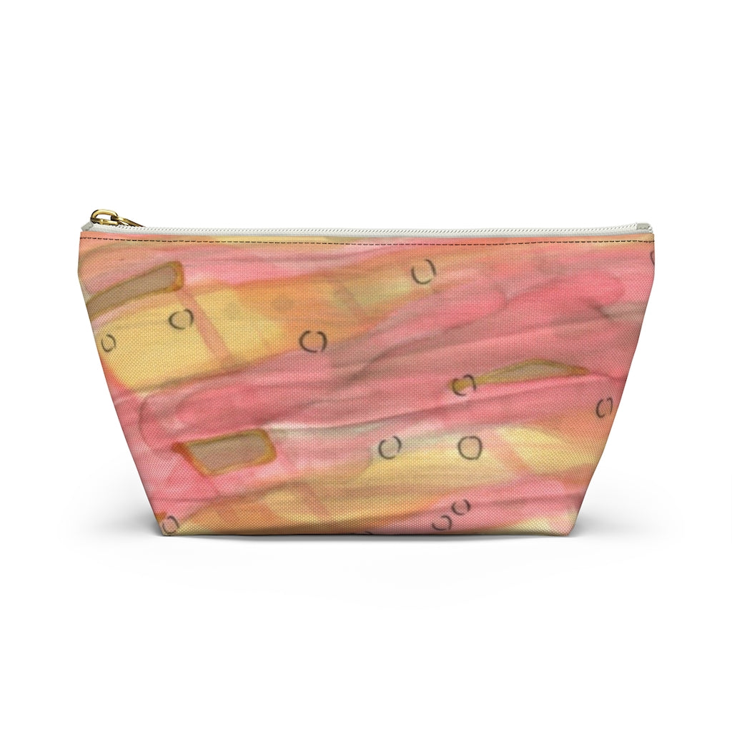Dreamy Floral Accessory Pouch w T-bottom