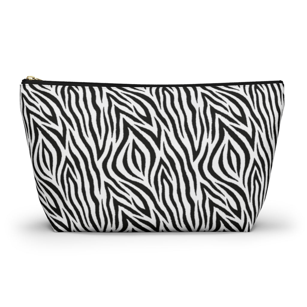 Zebra Accessory Pouch w T-bottom
