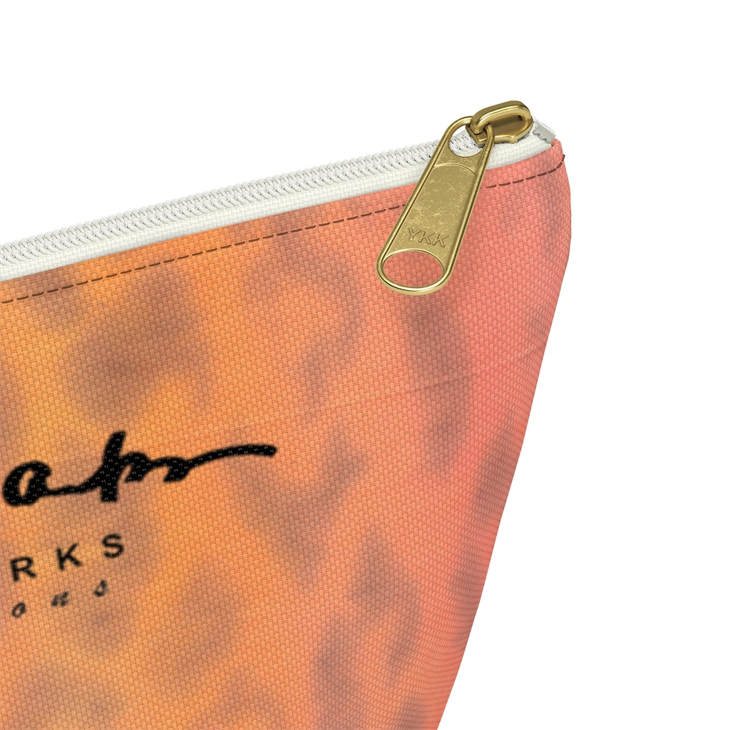 Ombre Leopard Accessory Pouch w T-bottom