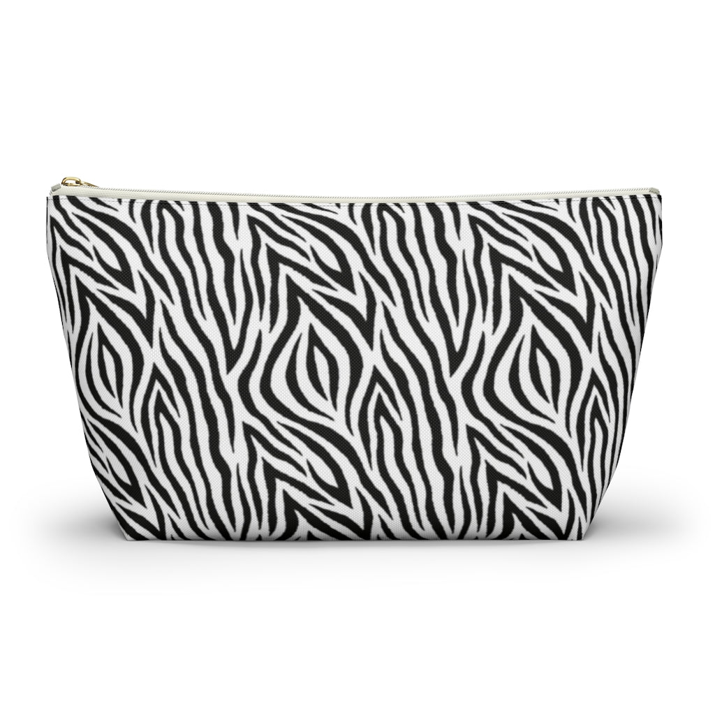 Zebra Accessory Pouch w T-bottom