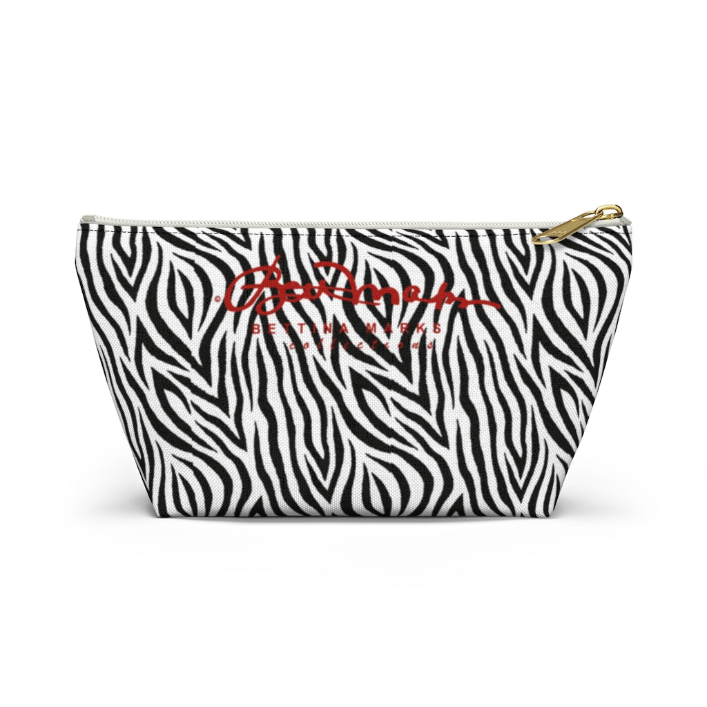 Zebra Accessory Pouch w T-bottom