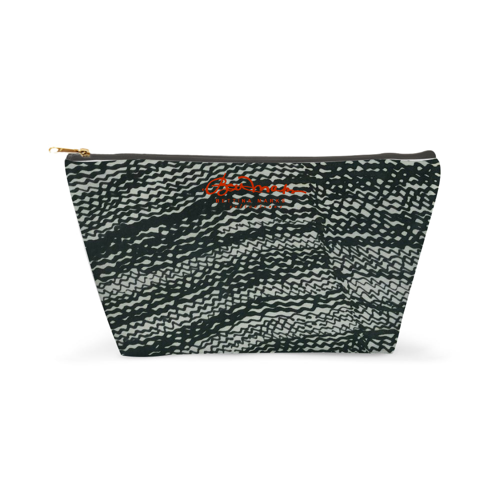 Tire Scribbles Design -- Accessory Pouch T-Bottom
