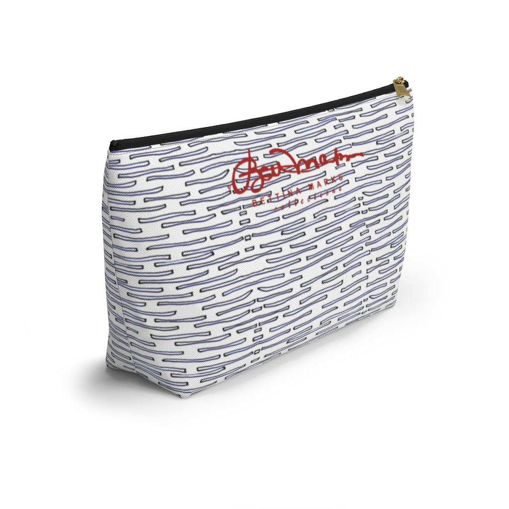Nautical Crew Accessory Pouch w T-bottom