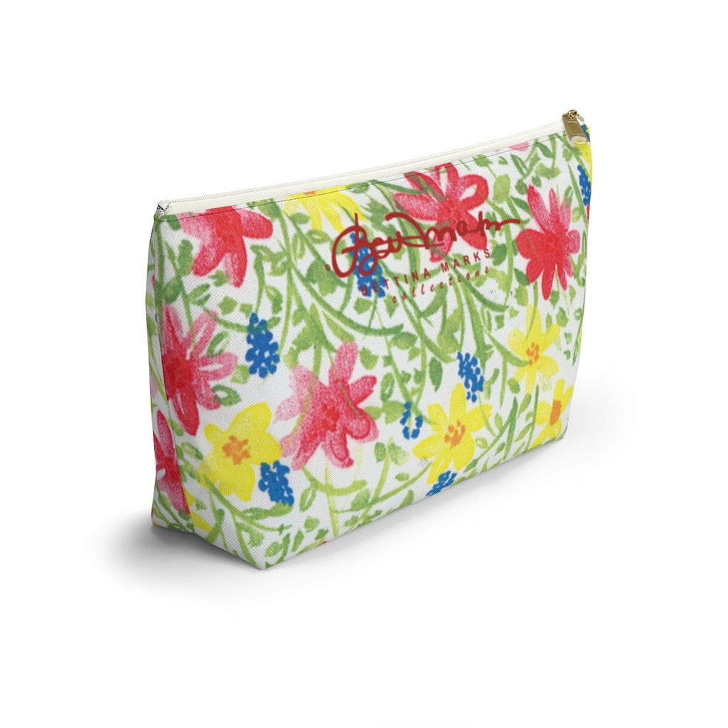 Wildflower Accessory Pouch w T-bottom