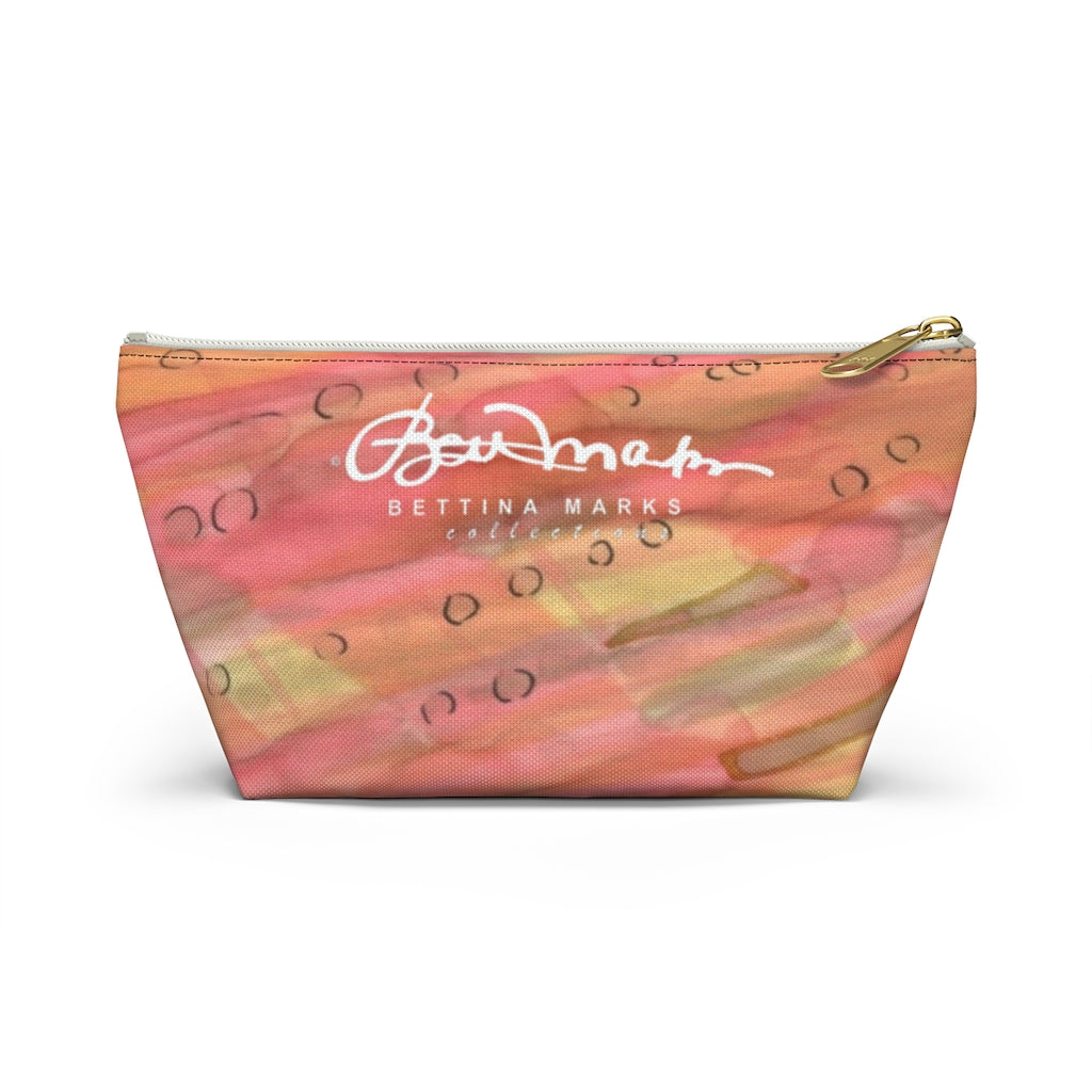 Dreamy Floral Accessory Pouch w T-bottom