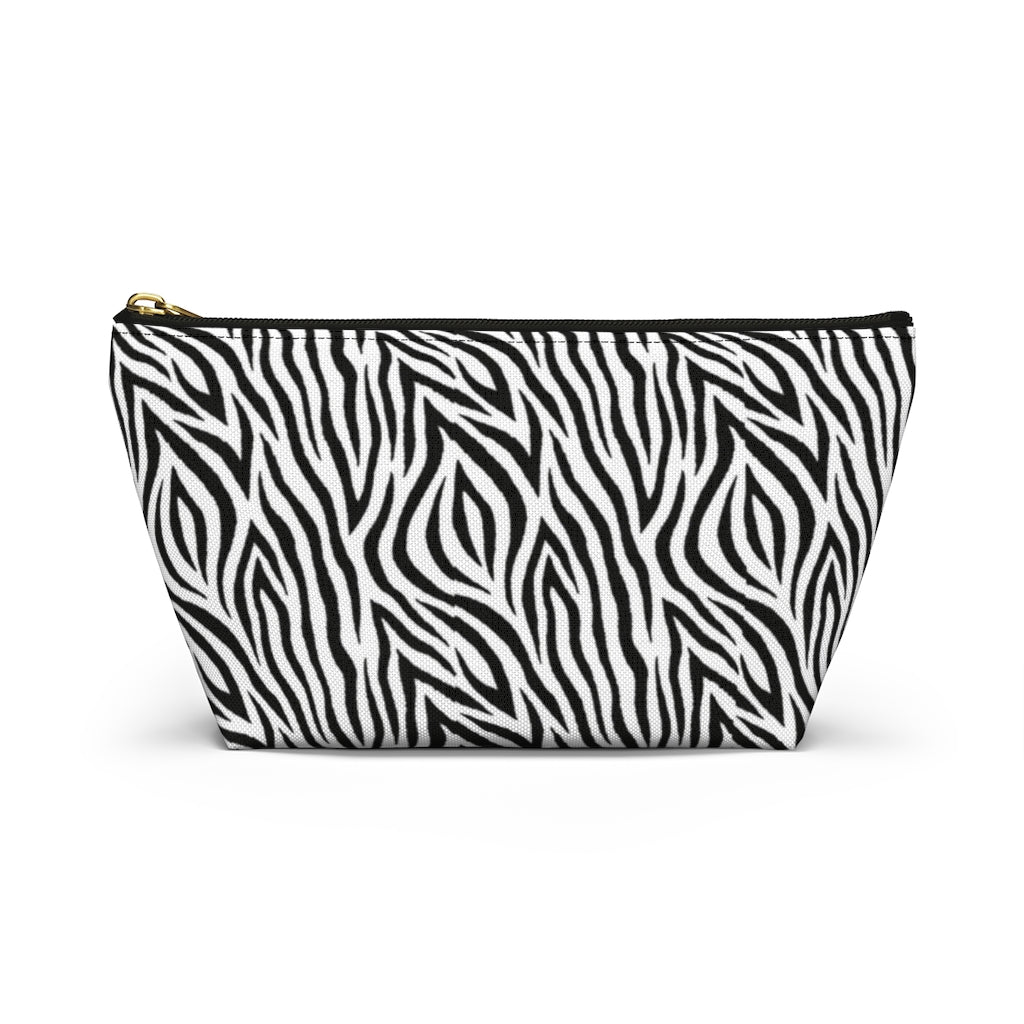 Zebra Accessory Pouch w T-bottom