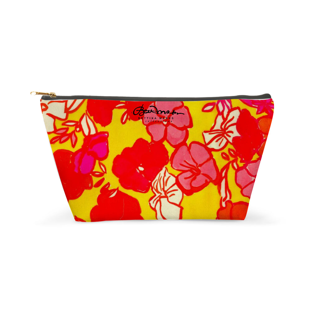 Sixties Floral Accessory Pouch T-Bottom