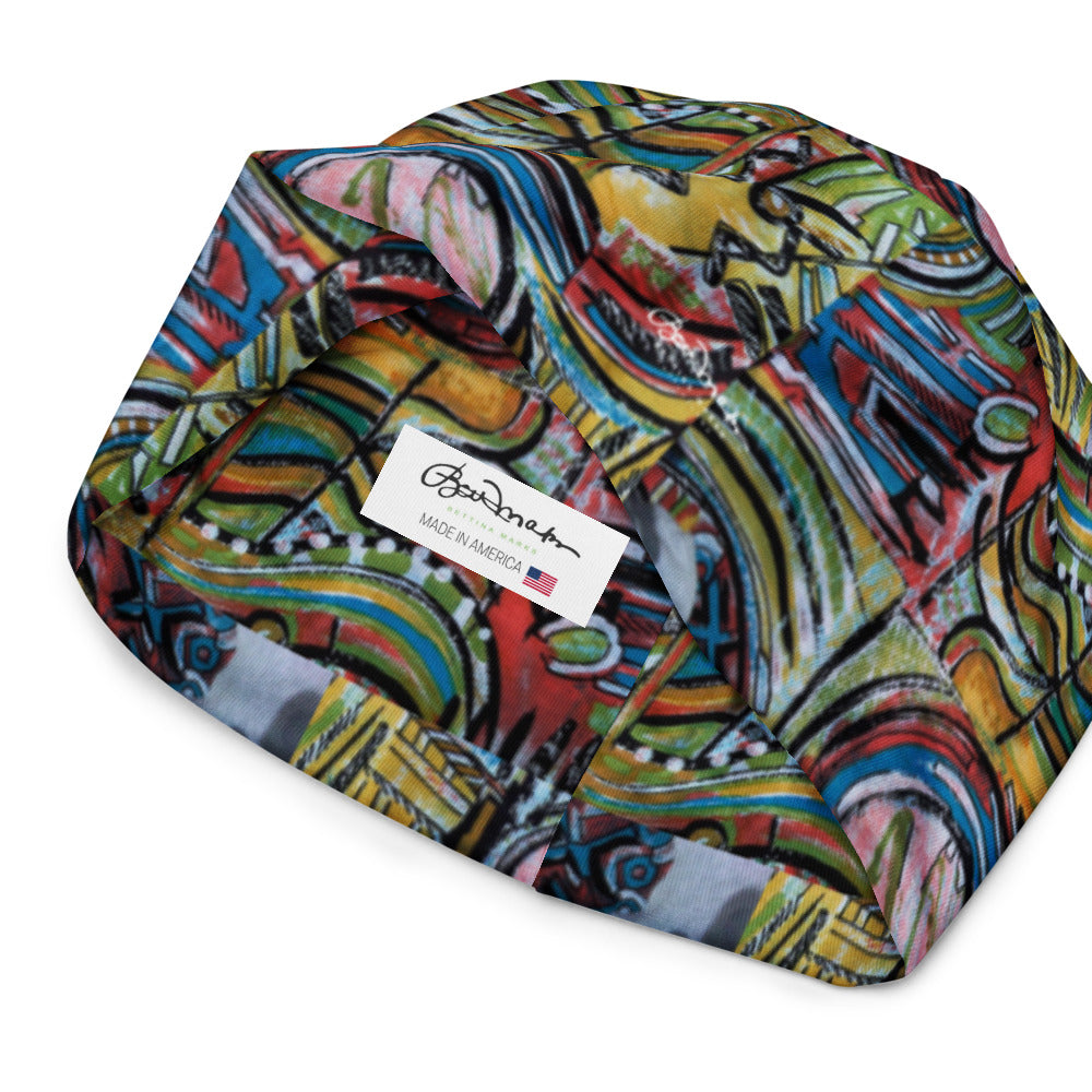 Whirl Wind All-Over Print Beanie