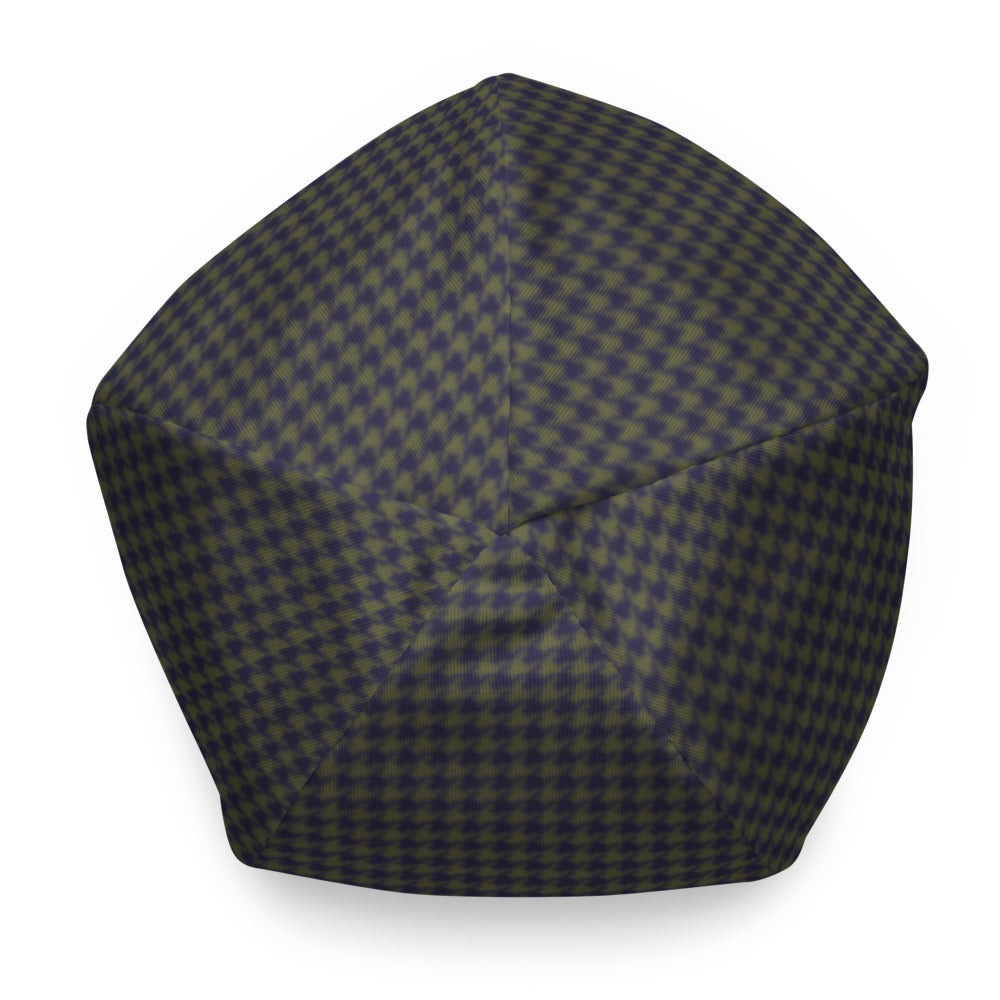 Grey Houndstooth All-Over Print Beanie