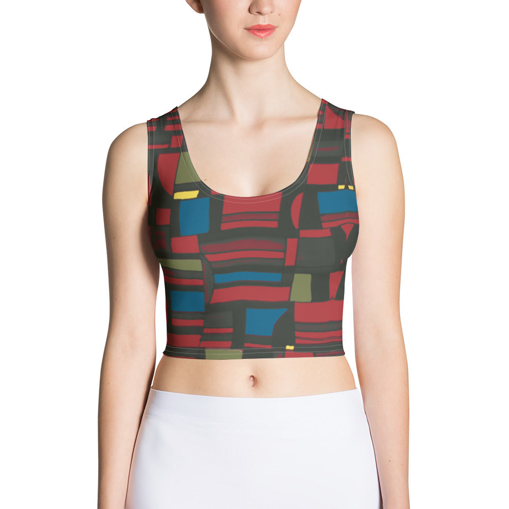 Spirited Geo Crop Top