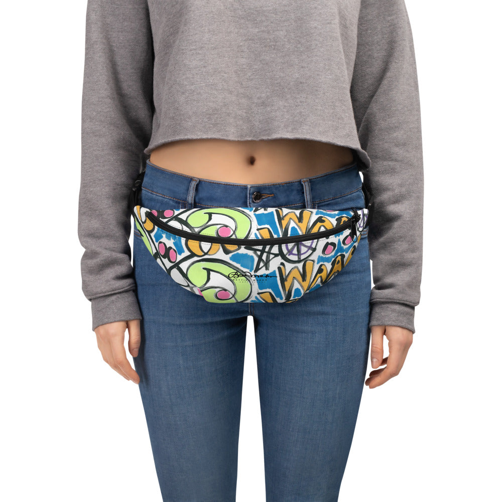 Stop War Now Graffiti Fanny Pack