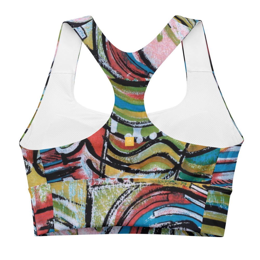 Whirl Wind Longline sports bra