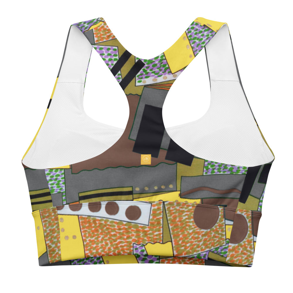 Graphic Tango Longline sports bra