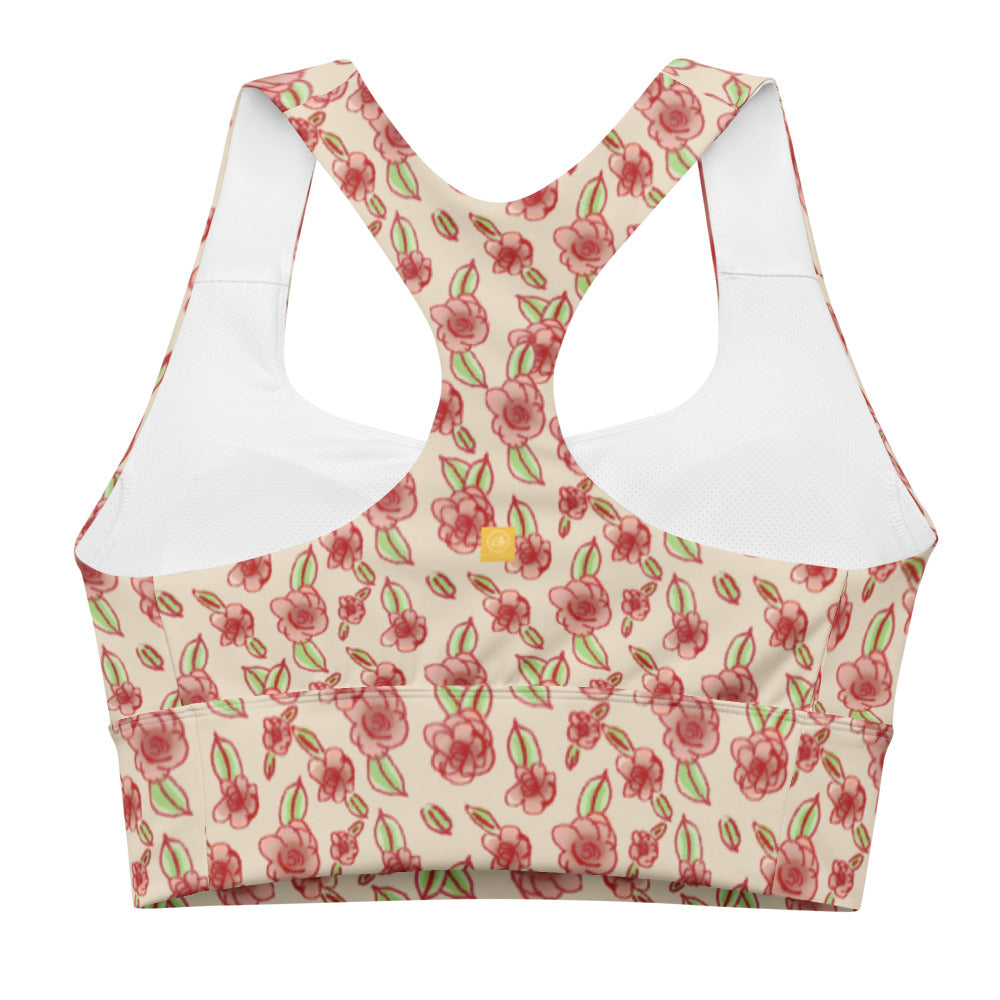 Spring Fling Longline sports bra
