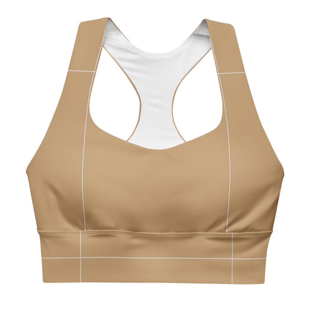 Camel Longline sports bra
