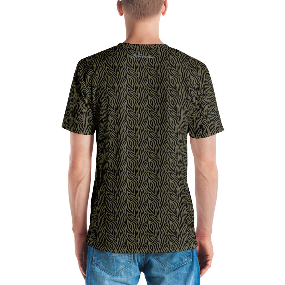 Khaki Zebra Men's T-shirt