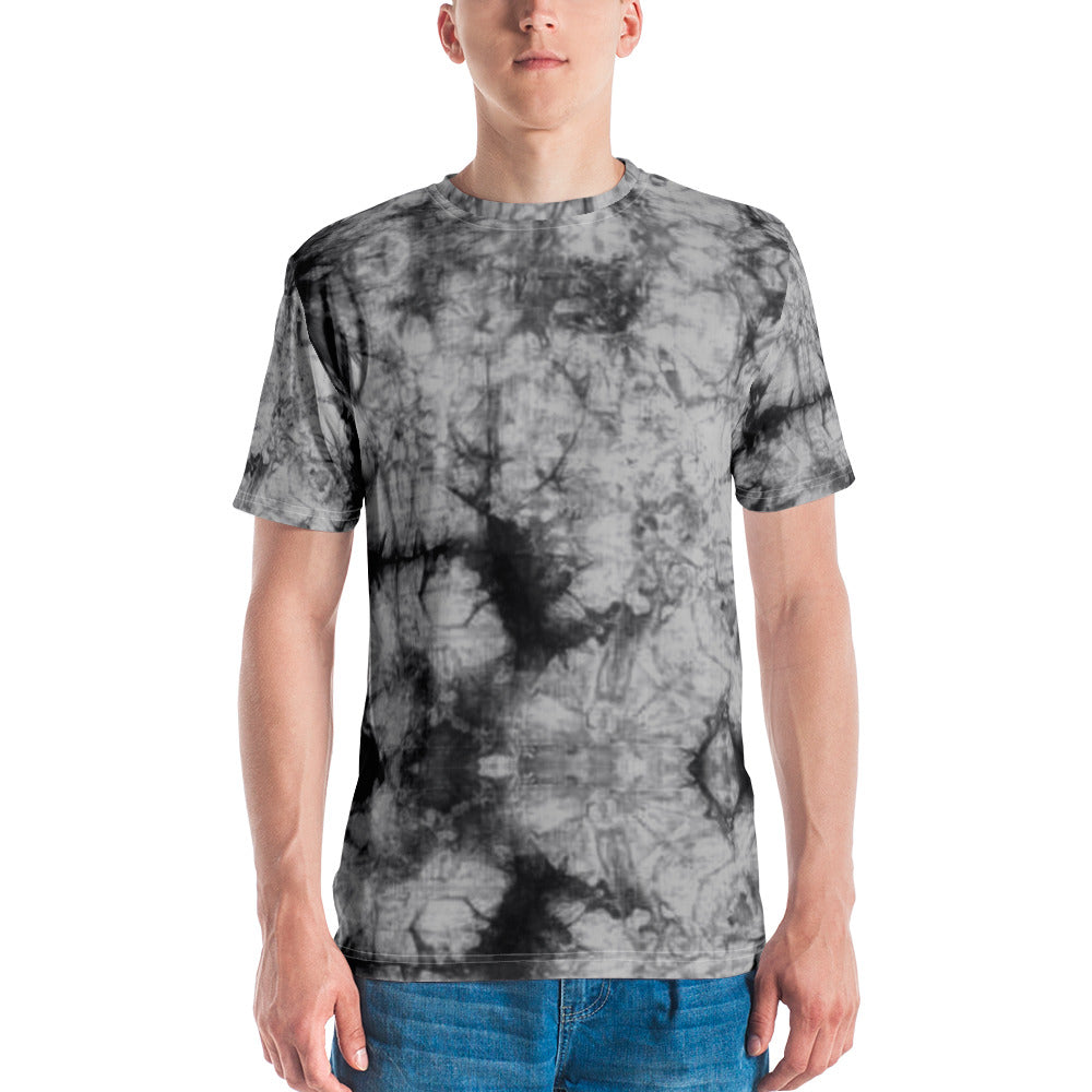 Grey Tie Dye Men's T-shirt