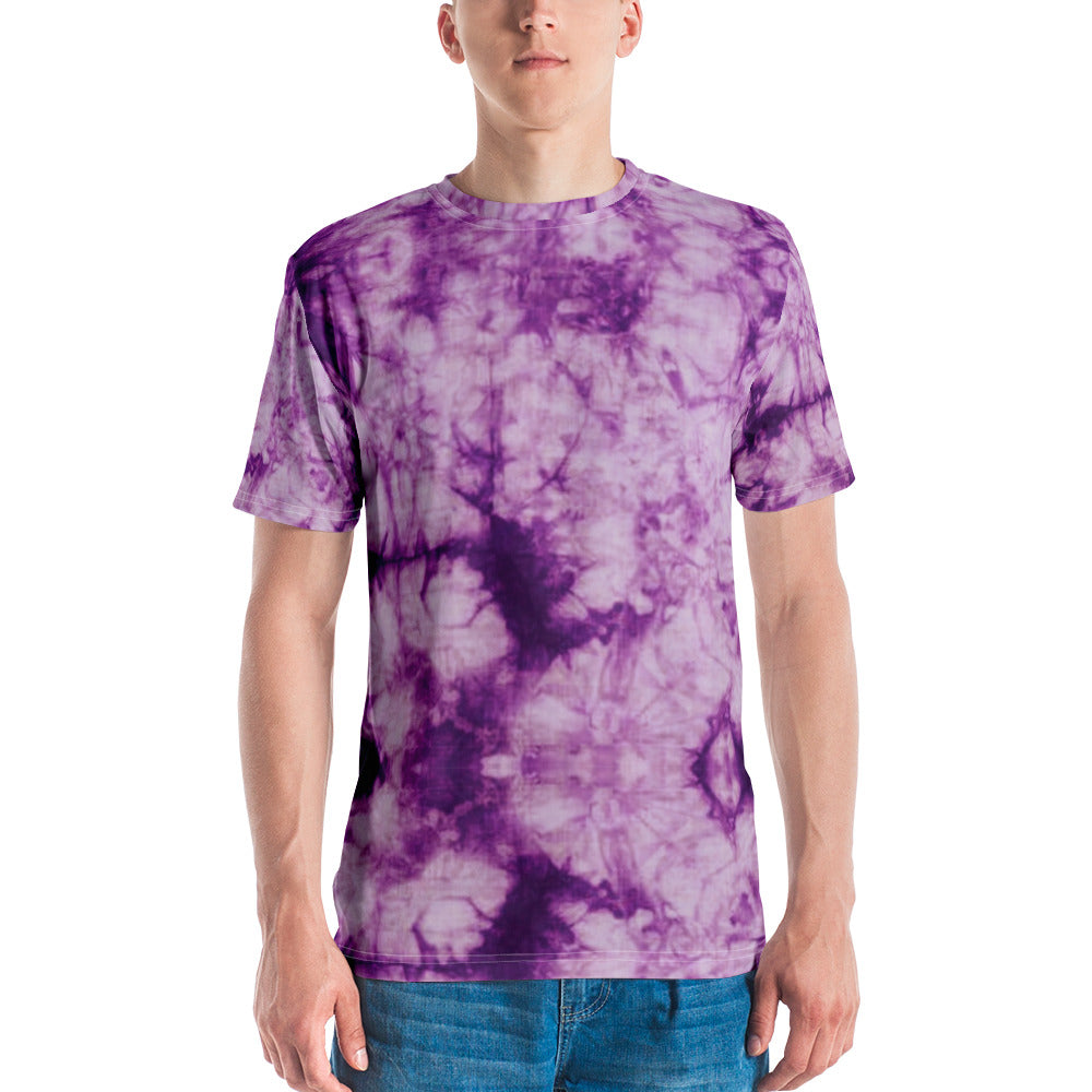 Purple Tie Dye Men's T-shirt