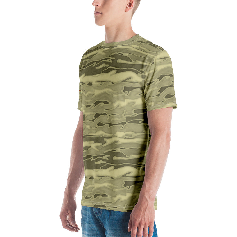 Khaki Lava Camouflage Men's T-shirt