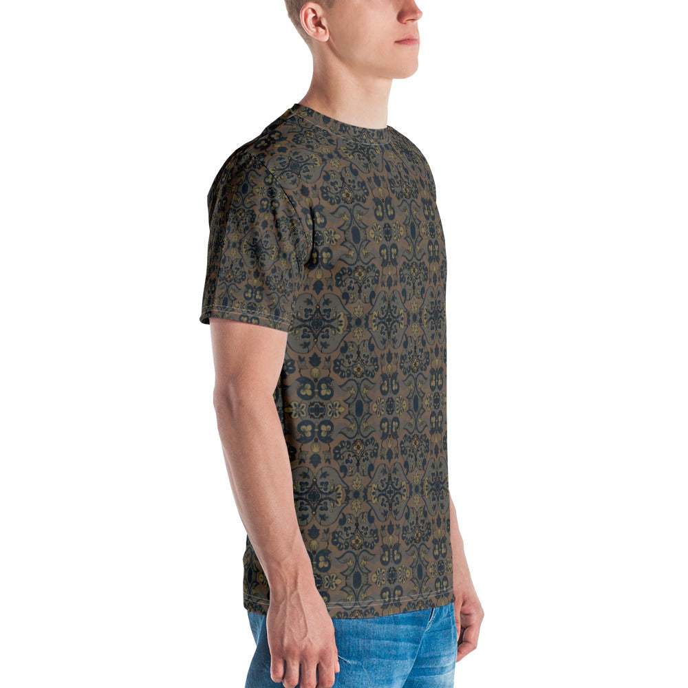 Not Quite Paisley On Light Brown Men's T-shirt