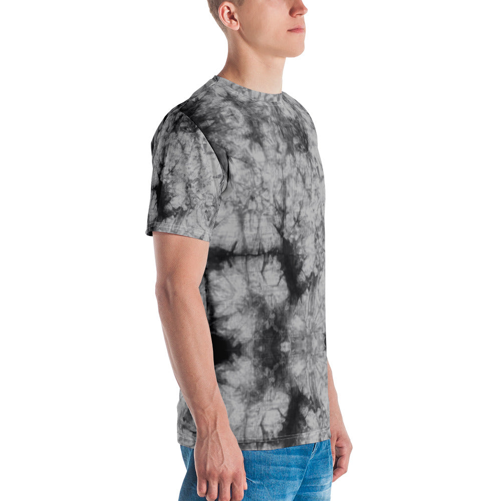 Grey Tie Dye Men's T-shirt