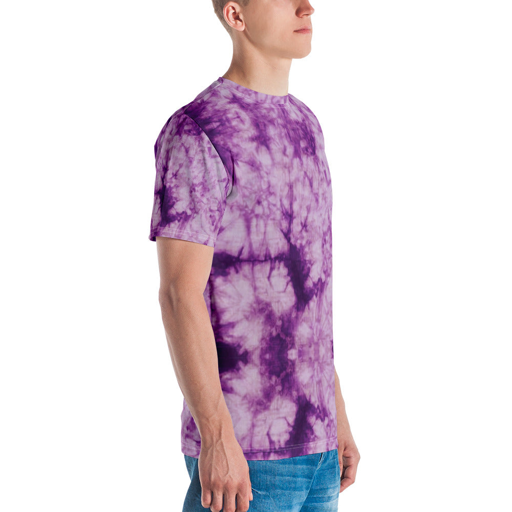 Purple Tie Dye Men's T-shirt