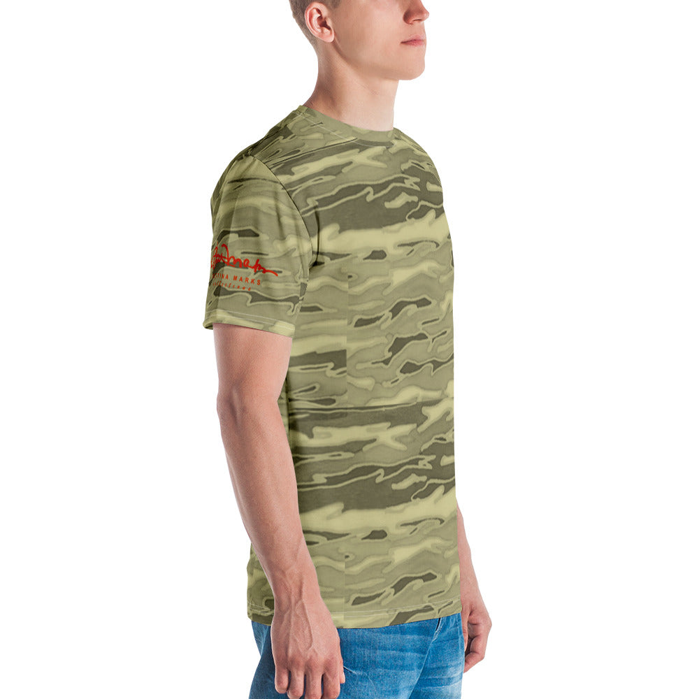 Khaki Lava Camouflage Men's T-shirt