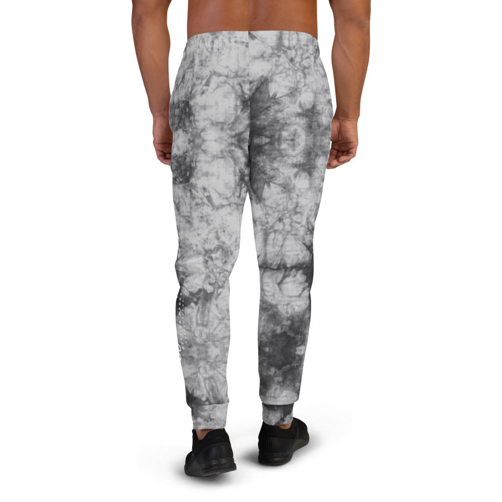 Grey Tie Dye Men's Recycled Joggers