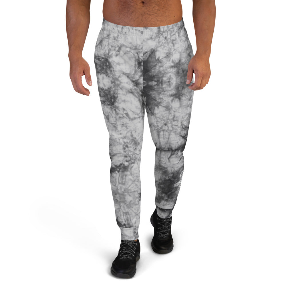 Grey Tie Dye Men's Recycled Joggers